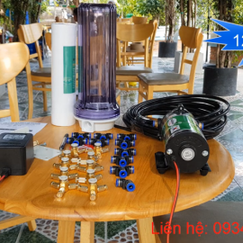 Bộ máy phun sương tưới lan giá chỉ 1225k