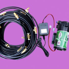 Trọn combo máy phun sương làm mát 20 béc phụn kiện đầy đủ
